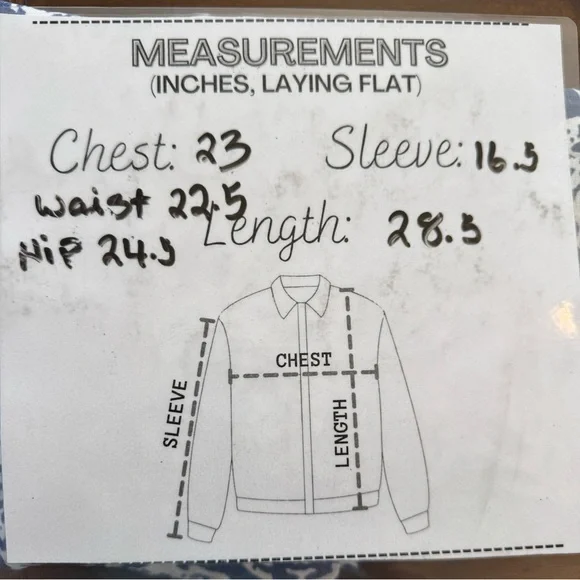 JM Collection 3/4 Sleeve Linen Button Up Tunic Blue & White Paisley SZ 14 - Picture 9 of 9